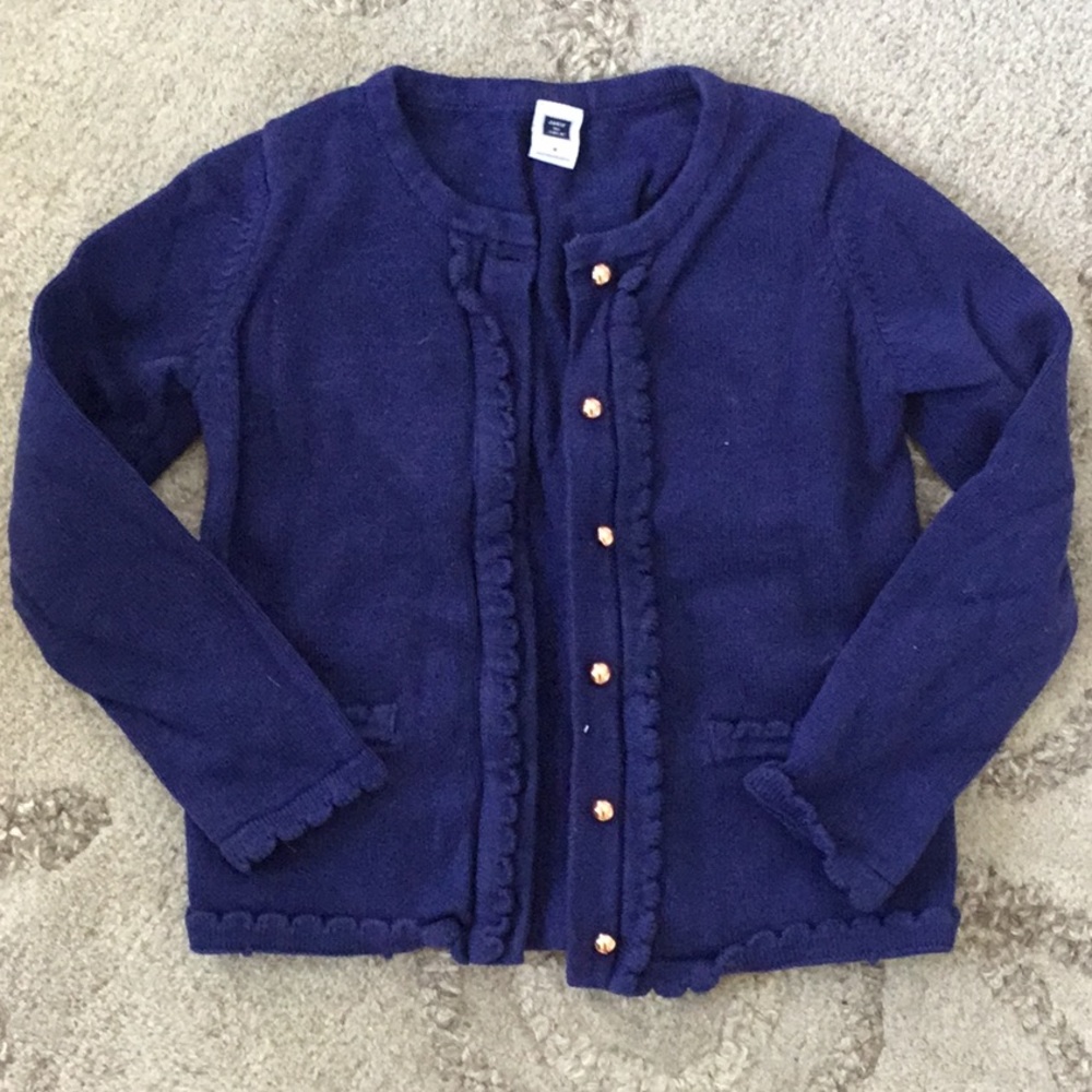 Janie & Jack sweater with gold buttons size 4